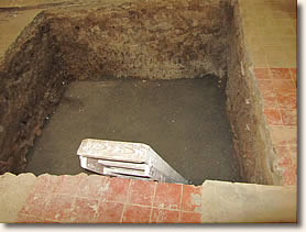 Fundament und Schachtbau im EG